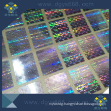 Shinning Rainbow Effect Laser Rectangle Sticker